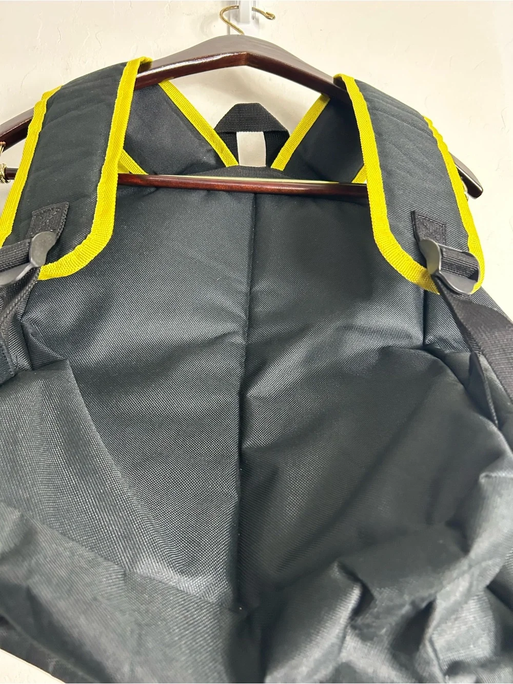 Disney Black Backpack with Yellow Trim - Mickey Mouse Patch